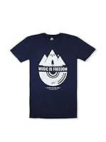 Seventy Seven Camiseta Manga Corta Freedom (Azul Marino)