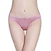 Forever Angel Women's 100% Silk Knitted Classic Lace Bikini Panties