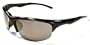 Hilton Bay A77 Sunglasses Wrap Style UV400 Lens for Baseball, Softball, Cycling, Golf, Kayaking and All Active Sports (Black & Bronze)