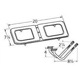 Music City Metals 14212-78102 Stainless Steel Burner Replacement for Select Broil King Gas Grill Models