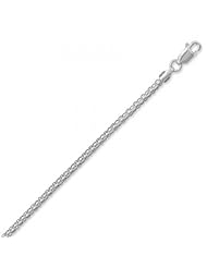 MMA Silver - 20 inch Light Popcorn Chain Necklace