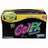 Crayola 80ct. Gel Fx Markers Classpack