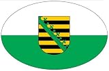 Produkt-Bild: Autoaufkleber Wappen Fahne Sachsen Flagge NEU Aufkleber