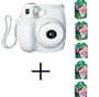 Fujifilm INSTAX MINI 7S Camera and Film Kit (White) with 5 Twin Packs of MINI INSTAX Film