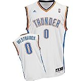 Adidas Oklahoma City Thunder Russell Westbrook Youth (Sizes 8-20) Revolution 30 Replica Home Jersey Small