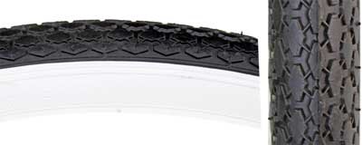 Sunlite Street S-7 Tire 26 x 1-3/4 S7 Black Tread / White Wall On Sale