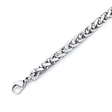 Men's Stainless Steel Wheat Chain Bracelet