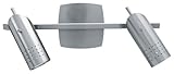 IMAGE OF Access Lighting 52018-BS Odyssey - Two Light Ceiling or Wall Spotlight Rail, Brushed Steel Finish
