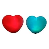 PK Green Colour Changing LED Heart Shaped Night Light Lamp