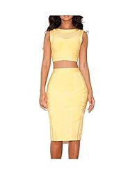 Sexy Mesh Fitted Sleeveless Spring Summer Nylon/Rayon/Spandex Bandage Dress/Bodycon Dress/Evening Dress 