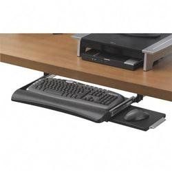 Electronics: Fellowes UnderDesk Keyboard Manager   Keyboard drawer with mouse tray