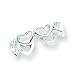 Sterling Silver Cut-out Hearts Toe Ring