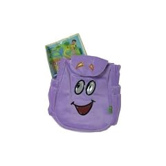 Dora Pl�sch Rucksack Tasche mit Mappe