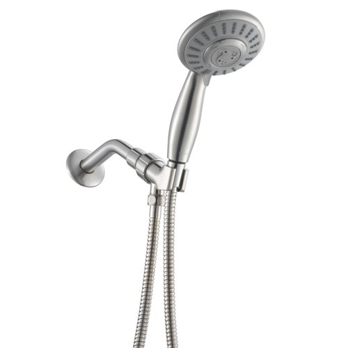 Ana Bath SS3434BN 4 Inch 3 Function Handheld Shower System, PVD Brushed Nickel Finish