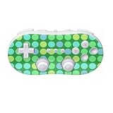 Green Dots Design Nintendo Wii Classic Controller Protector Skin Decal Sticker