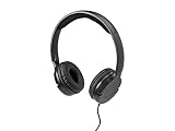 Monoprice Hi Fi Lightweight Solid Bass Clear and Articulate Acoustic On Ear Headphones with In Line 