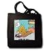 Londons Times Star Wars and Star Trek Cartoons - Jabba On Java - Tote Bags