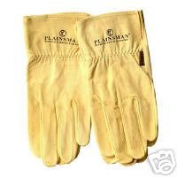 Plainsman Cabretta Leather Gloves- Large - 1 Pair On Sale