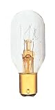 Eiko 43008 - 15T7DC-130V - 15 Watt T7 Tubular Incandescent Light Bulb, DC Base