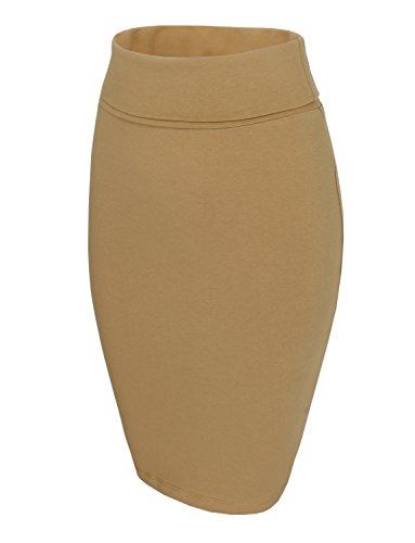 Tom's Ware Womens Casual Convertible Knee Length Pencil Skirt