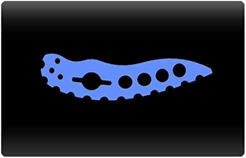 Backspacer for spyderco manix2 (blue glow) (Blue Glow, Manix 2)