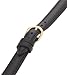 Timex Women's Q7B786 Padded Calfskin 12mm Black Replacement Watchband
