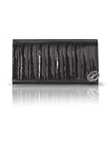 Francesco Biasia Erica - Eco-Leather and Calfskin Continental Wallet Storm