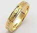 Ladies Narrow Corrib Claddagh Wedding Band - Made in Ireland