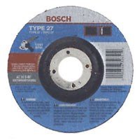31ci54sX5jL Bosch Accessories GW27M400 Type 27 Metal Grinding Wheel, 4 Inch 1/4 by 5/8 11 Inch Arbor, 10 Pack