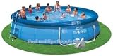 Intex Above Ground 18' x 52 Easy Set Pool Package with 2000 GPH Filter Pump Saltwater System Combo