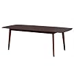 Caresse Extended Wood Dining Table - Burn Beech (Large)