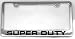 Super Duty - Word Only - License Frame - Daytona Icon