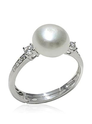 MAYUMI Anillo Classic (plata de ley 925 milésimas / Blanco)