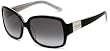Kate Spade Lulu/S Sunglasses - 0JBH Black Silver Sparkle (Y7 Gray Gradient Lens) - 55mm
