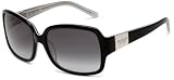 Kate Spade Lulu/S Sunglasses - 0JBH Black Silver Sparkle (Y7 Gray Gradient Lens) - 55mm
