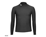 UNDER ARMOUR Cold Gear Junior Mock , Black, Junior M