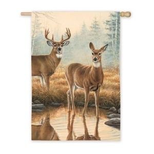 Morning Reflections Fall Garden Flag