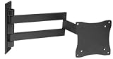 Adjustable Tilt Swivel Arm Wall Mount Bracket For LCD LED Plasma HDTV 10 to 23