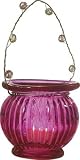 31ciY2do4nL. SL160  Fuchsia Pink Hanging Candle Holder and Vase (ribbed design)