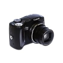 Canon PowerShot SX100IS 8MP Digital Camera with 10x Optical Image Stabilized Zoom (Black)