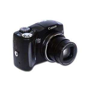 Canon PowerShot SX100IS 8MP Digital Camera with 10x Optical Image Stabilized Zoom (Black)