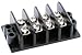 Panel Mount Barrier Terminal Block, 2 Row, 12 Positions, 22 AWG, 12 AWG, 11.11 mm, 20 A