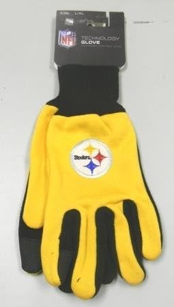 Officially Licensed NFL Technology Gloves (Pittsburgh Steelers)