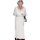Queen Elizabeth II White Cardboard Cutout Standee Standup