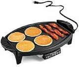 Proctor Silex 38509 Nonstick Electric Griddle, Black