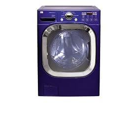 LG : WM2801HLA 27in Front-Load Washer with 4.5 cu. ft. Capacity Riviera Blue