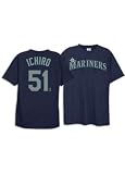 Seattle Mariners Ichiro Player Name Big and Tall Tee
