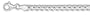 Sterling Silver 10 Inch X 4.0 mm Bismarck Chain Anklet - JewelryWeb