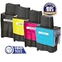 COASTAL INKS Set of 4 Compatible Brother Ink Cartridges LC900 - DCP-110C DCP-115C DCP-117C DCP-120C DCP-310C FAX 310 FAX 1835C FAX 1840C FAX 1940CN FAX 2440C MFC-5840CN MFC-620CN MFC-210C MFC-640CW MFC-215C MFC-3100 MFC-3240C MFC-3340C MFC-3342CN MFC-3340CN MFC-410CN MFC-425CN MFC-5440CN