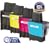 COASTAL INKS Set of 4 Compatible Brother Ink Cartridges LC900 - DCP-110C DCP-115C DCP-117C DCP-120C DCP-310C FAX 310 FAX 1835C FAX 1840C FAX 1940CN FAX 2440C MFC-5840CN MFC-620CN MFC-210C MFC-640CW MFC-215C MFC-3100 MFC-3240C MFC-3340C MFC-3342CN MFC-3340CN MFC-410CN MFC-425CN MFC-5440CN
